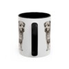 11oz Norfolk Terrier Dog Dad Mug, Black, back view