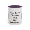 11oz Funny Norfolk Terrier Mug, Purple, front view