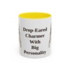 11oz Funny Norfolk Terrier Mug, Yellow, front view