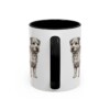 11oz Norfolk Terrier Mug, Black, back view