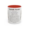 11oz Norfolk Terrier Mug, Red, front view
