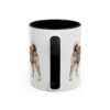 11oz Norrbottenspets Mug, Black, back view