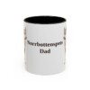 11oz-norrbottenspets-mug-dad-black-front 11oz Norrbottenspets Dog Dad Mug, Black, front view