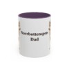11oz-norrbottenspets-mug-dad-purple 11oz Norrbottenspets Dog Dad Mug, Purple, front view