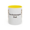 11oz-norrbottenspets-mug-dad-yellow 11oz Norrbottenspets Dog Dad Mug, Yellow, front view