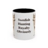 11oz Funny Norrbottenspets Mug, Black, front view