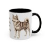 11oz Funny Norrbottenspets Mug, Black, right side view