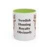 11oz Funny Norrbottenspets Mug, Light Green, front view