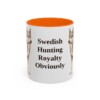 11oz Funny Norrbottenspets Mug, Orange, front view