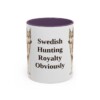 11oz Funny Norrbottenspets Mug, Purple, front view