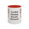 11oz Funny Norrbottenspets Mug, Red, front view