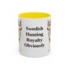 11oz Funny Norrbottenspets Mug, Yellow, front view