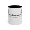 11oz Norrbottenspets Latin Mug, Black, front view