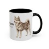 11oz Norrbottenspets Latin Mug, Black, right side view