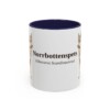 11oz Norrbottenspets Latin Mug, Navy, front view
