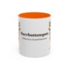 11oz Norrbottenspets Latin Mug, Orange, front view