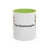 11oz Norrbottenspets Mug, Light Green, front view