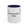 11oz-norrbottenspets-mug-mom-navy 11oz Norrbottenspets Dog Mom Mug, Navy, front view