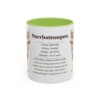 11oz Norrbottenspets Mug, Light Green, front view