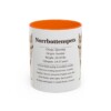 11oz Norrbottenspets Mug, Orange, front view