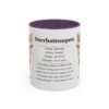 11oz Norrbottenspets Mug, Purple, front view