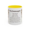 11oz Norrbottenspets Mug, Yellow, front view