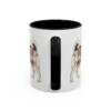 11oz Norwegian Elkhound Mug, Black, back view