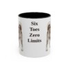 11oz Funny Norwegian Lundehund Mug, Black, front view