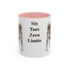 11oz Funny Norwegian Lundehund Mug, Pink, front view
