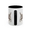11oz Norwich Terrier Latin Mug, Black, back view