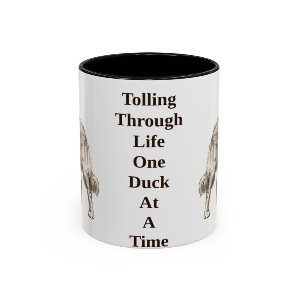 11oz-nova-scotia-duck-tolling-retriever-mug-humor-black-front 11oz Funny Nova Scotia Duck Tolling Retriever Mug, Black, front view