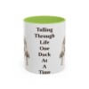 11oz-nova-scotia-duck-tolling-retriever-mug-humor-light-green 11oz Funny Nova Scotia Duck Tolling Retriever Mug, Light Green, front view