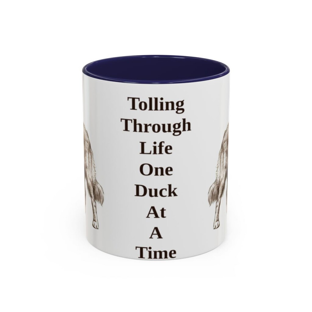 11oz-nova-scotia-duck-tolling-retriever-mug-humor-navy 11oz Funny Nova Scotia Duck Tolling Retriever Mug, Navy, front view