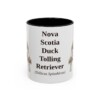 11oz-nova-scotia-duck-tolling-retriever-mug-latin-black-front 11oz Nova Scotia Duck Tolling Retriever Latin Mug, Black, front view