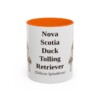 11oz-nova-scotia-duck-tolling-retriever-mug-latin-orange 11oz Nova Scotia Duck Tolling Retriever Latin Mug, Orange, front view