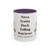 11oz-nova-scotia-duck-tolling-retriever-mug-latin-purple 11oz Nova Scotia Duck Tolling Retriever Latin Mug, Purple, front view
