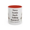 11oz-nova-scotia-duck-tolling-retriever-mug-latin-red 11oz Nova Scotia Duck Tolling Retriever Latin Mug, Red, front view