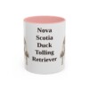 11oz-nova-scotia-duck-tolling-retriever-mug-pink 11oz Nova Scotia Duck Tolling Retriever Mug, Pink, front view