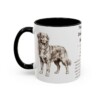 11oz Nova Scotia Duck Tolling Retriever Mug, Black, left side view