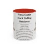 11oz Nova Scotia Duck Tolling Retriever Mug, Red, front view