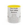 11oz Nova Scotia Duck Tolling Retriever Mug, Yellow, front view