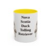 11oz-nova-scotia-duck-tolling-retriever-mug-yellow 11oz Nova Scotia Duck Tolling Retriever Mug, Yellow, front view
