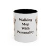 11oz Funny Old English Sheepdog Mug, Black, front view