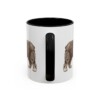 11oz Old English Sheepdog Mug, Black, back view
