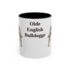 11oz Olde English Bulldogge Mug, Black, front view