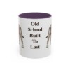 11oz Funny Olde English Bulldogge Mug, Purple, front view