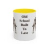 11oz Funny Olde English Bulldogge Mug, Yellow, front view