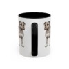 11oz Olde English Bulldogge Latin Mug, Black, back view