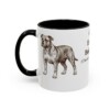 11oz Olde English Bulldogge Latin Mug, Black, left side view