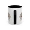 11oz Otterhound Mug, Black, back view